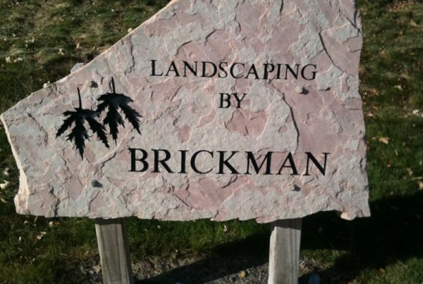 custom stone and engraved signs